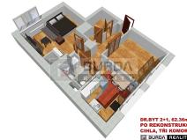 Prodej bytu 2+1, Neratovice, 63 m2