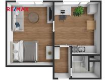 Prodej bytu 1+1, Chomutov, Písečná, 36 m2