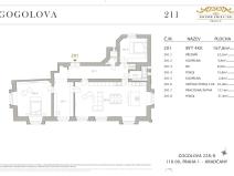 Prodej bytu 4+kk, Praha - Hradčany, Gogolova, 168 m2