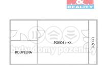 Prodej bytu 1+kk, Jablonec nad Nisou - Mšeno nad Nisou, F. L. Čelakovského, 31 m2