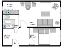 Prodej bytu 2+kk, Podbořany, Dukelská, 39 m2
