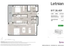 Prodej bytu 3+kk, Praha - Letňany, Tupolevova, 81 m2