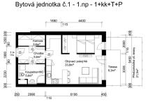 Prodej bytu 1+kk, Lanškroun, 74 m2