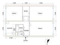 Prodej bytu 3+1, Mšeno - Ráj, 76 m2