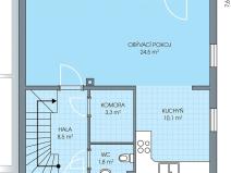 Prodej rodinného domu, Nehvizdy, 108 m2