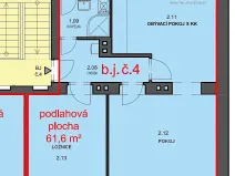 Pronájem bytu 3+kk, Votice, Klášterní, 62 m2