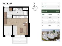 Prodej bytu 1+kk, Praha - Hostivař, U továren, 34 m2