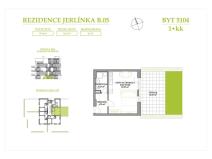 Prodej bytu 1+kk, Brno, Jerlínová, 35 m2
