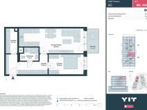 Prodej bytu 2+kk, Kladno, Ke stadionu, 60 m2