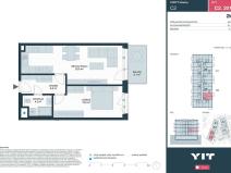 Prodej bytu 2+kk, Kladno, Ke stadionu, 50 m2