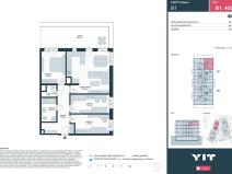 Prodej bytu 4+kk, Kladno, Ke stadionu, 85 m2