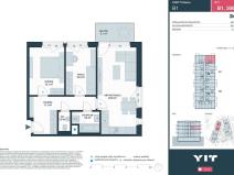Prodej bytu 3+kk, Kladno, Ke stadionu, 62 m2
