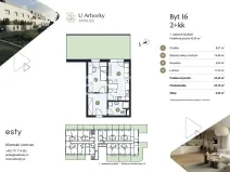 Prodej bytu 2+kk, Praha - Satalice, Za Novákovou zahradou, 43 m2