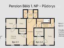 Prodej bytu 2+kk, Malonty, 41 m2