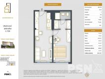 Prodej bytu 2+kk, Praha - Chodov, Čenětická, 46 m2