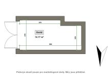 Pronájem skladu, Zlín, Burešov, 14 m2