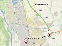 Pronájem komerčního pozemku, Otrokovice, U Letiště, 2100 m2