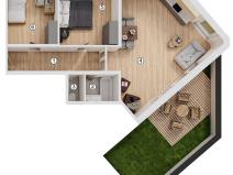 Prodej bytu 3+kk, Horoušany, K Lomu, 82 m2
