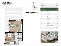 Prodej bytu 3+kk, Praha - Hostivař, U továren, 57 m2