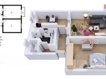 Prodej bytu 2+1, Vamberk, Jiráskova, 56 m2