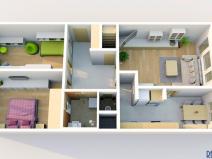 Prodej bytu 3+1, Praha - Modřany, Daškova, 83 m2