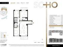 Prodej bytu 4+kk, Praha - Holešovice, Dělnická, 115 m2