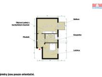 Pronájem bytu 2+kk, Tlučná, Pod Školkou, 53 m2