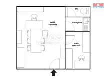 Pronájem kanceláře, Velké Popovice, Smetanova, 35 m2