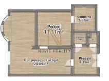 Pronájem bytu 1+1, Plzeň, Denisovo nábřeží, 56 m2