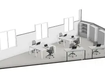 Pronájem kanceláře, Teplice, U Krupské brány, 36 m2