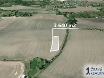 Prodej pole, Vinařice, 3640 m2