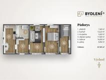 Prodej rodinného domu, Krušovice, Louštínská, 67 m2