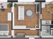 Pronájem bytu 2+1, Orlová - Lutyně, 1. máje, 43 m2