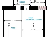 Pronájem bytu 2+kk, Praha - Holešovice, Dělnická, 45 m2