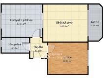 Pronájem bytu 2+1, Boskovice, Hybešova, 55 m2