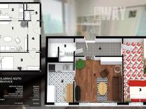 Prodej bytu 2+1, Praha - Miškovice, Polabská, 45 m2