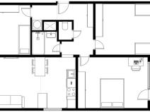 Prodej bytu 4+kk, Praha - Hostivař, Na Groši, 83 m2