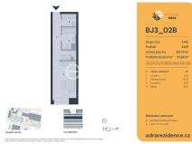 Prodej bytu 1+kk, Praha - Bohnice, Lodžská, 32 m2