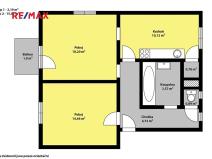 Prodej bytu 2+1, Český Brod, Palackého, 52 m2