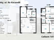 Prodej rodinného domu, Roztoky, Ke Kocandě, 140 m2