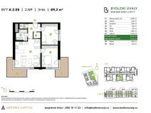Prodej bytu 3+kk, Úvaly, Škvorecká, 73 m2