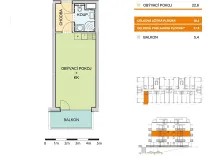 Prodej bytu 1+kk, Olomouc, Aloise Rašína, 31 m2