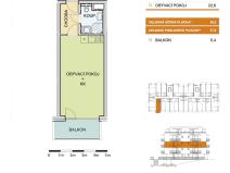 Prodej bytu 1+kk, Olomouc - Řepčín, Aloise Rašína, 31 m2