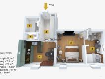 Prodej bytu 2+1, Praha - Staré Město, Karoliny Světlé, 47 m2