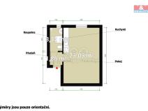 Pronájem bytu 1+kk, Plzeň - Doubravka, Masarykova, 28 m2