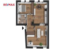 Pronájem bytu 2+1, Kolín, Tyršova, 64 m2
