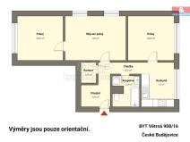 Prodej bytu 3+1, České Budějovice, Větrná, 64 m2