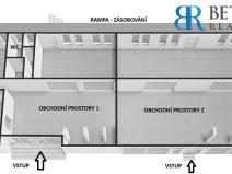 Pronájem obchodního prostoru, Přerov, Žerotínovo nám., 373 m2
