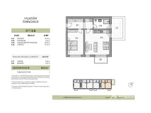 Prodej bytu 2+kk, Brno, Faměrovo náměstí, 62 m2