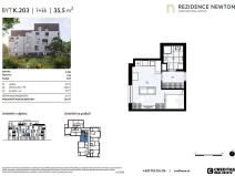 Prodej bytu 1+kk, Praha - Kobylisy, Vršní, 33 m2
